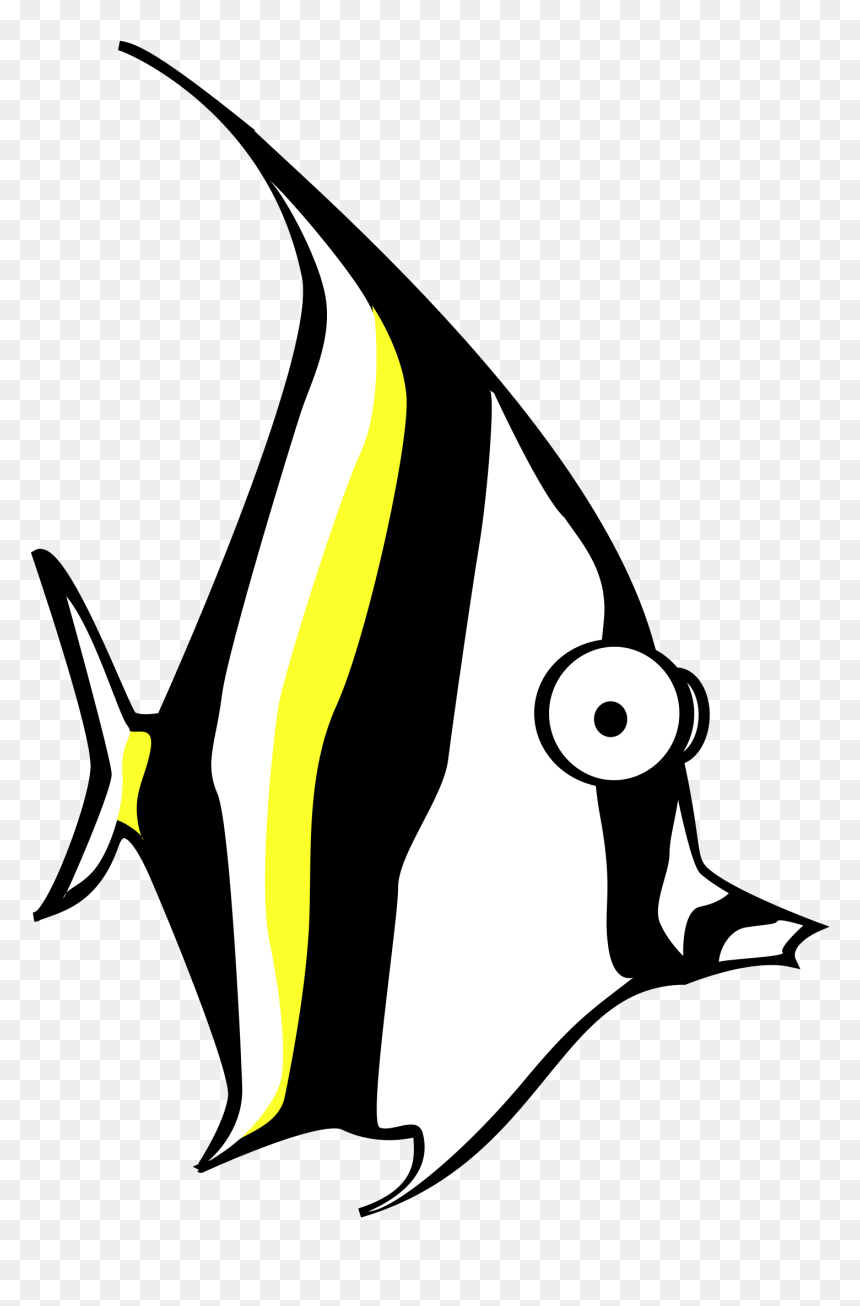 Zebra Clip Art Download - Angelfish Clip Art, HD Png Download - zebra cartoon png