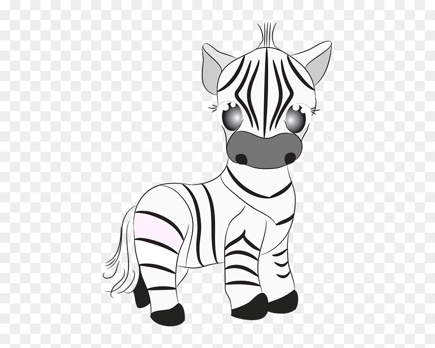 Cartoon, HD Png Download - zebra cartoon png