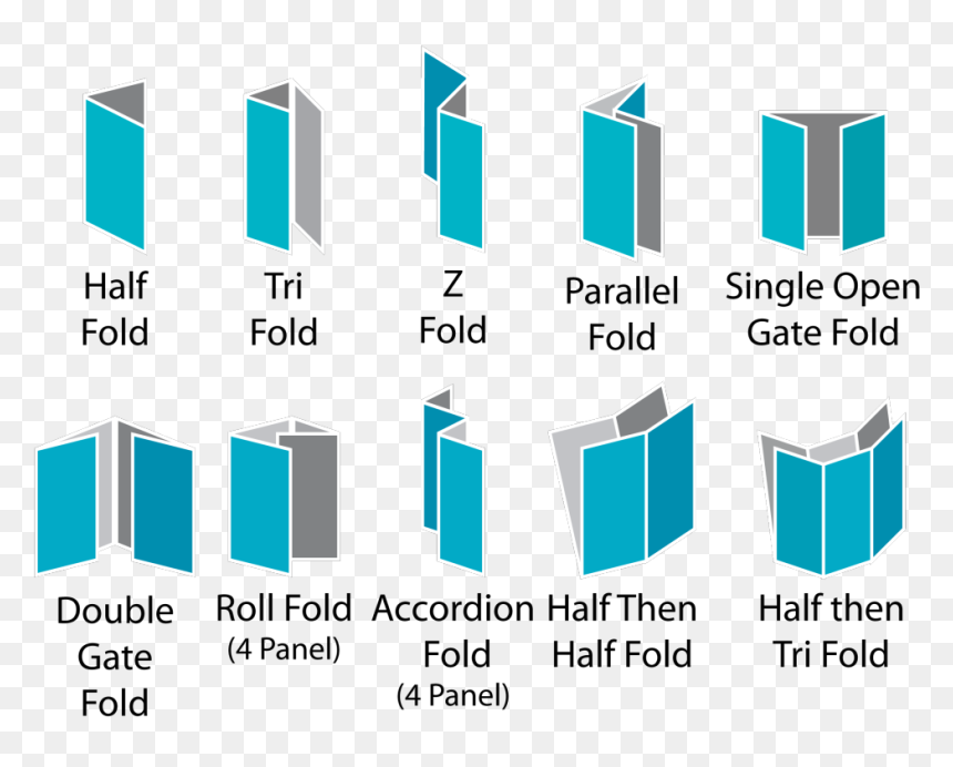 Brochures Fold, HD Png Download - folds png