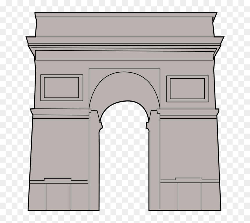 Arcade,molding,column - Triumphal Arch, HD Png Download - molding png