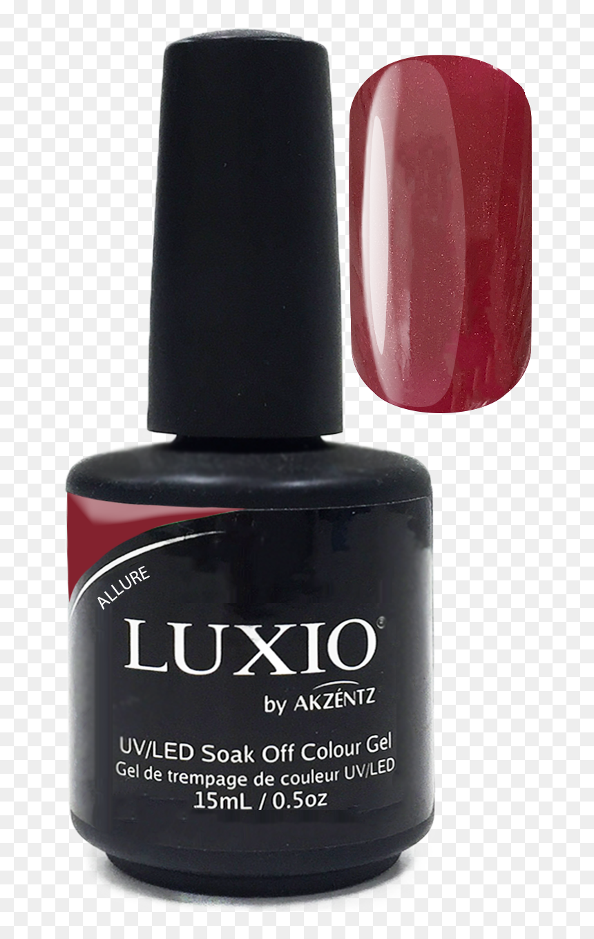 Akzentz Luxio Gel Polish Allure Red Sparkle - Akzentz Luxio - Abyss, HD Png Download - luxio png