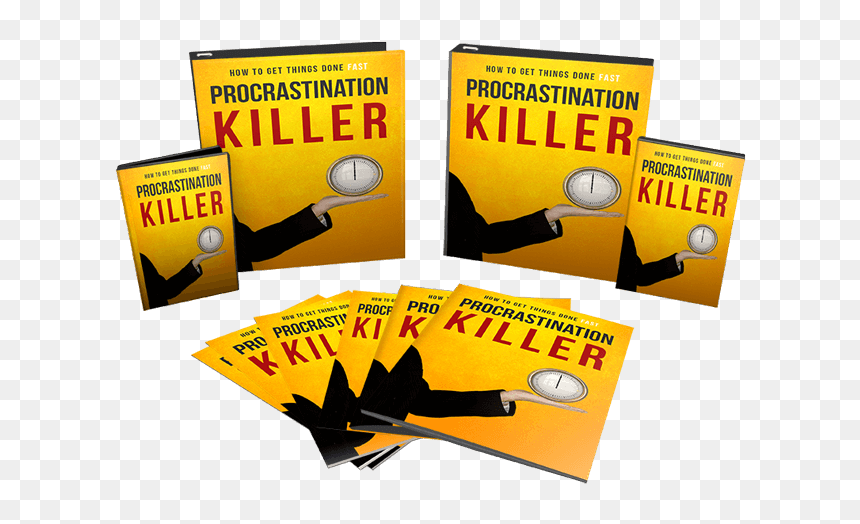 Procrastination Killer Ebook And Videos - Paper Product, HD Png Download - procrastination png