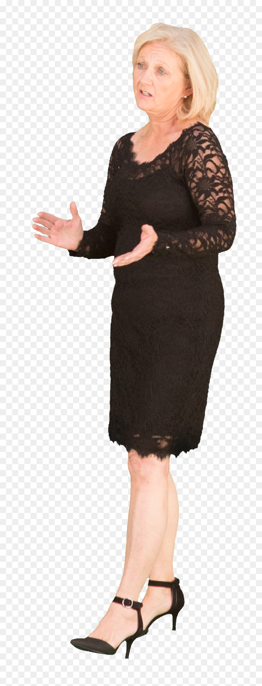 Girl, HD Png Download - people standing png