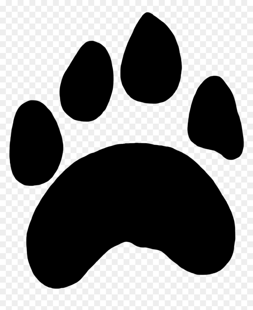 Tiger Paw Print Png, Transparent Png - claw marks png