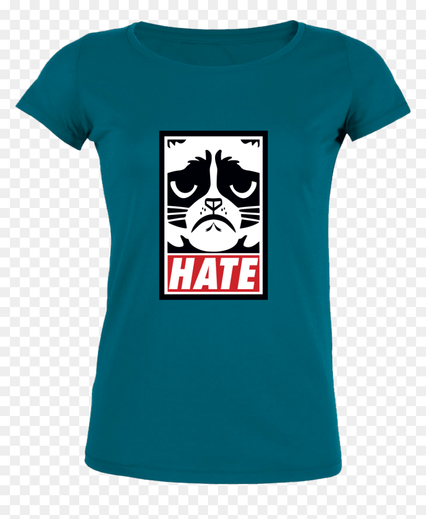 Active Shirt, HD Png Download - grumpy cat png