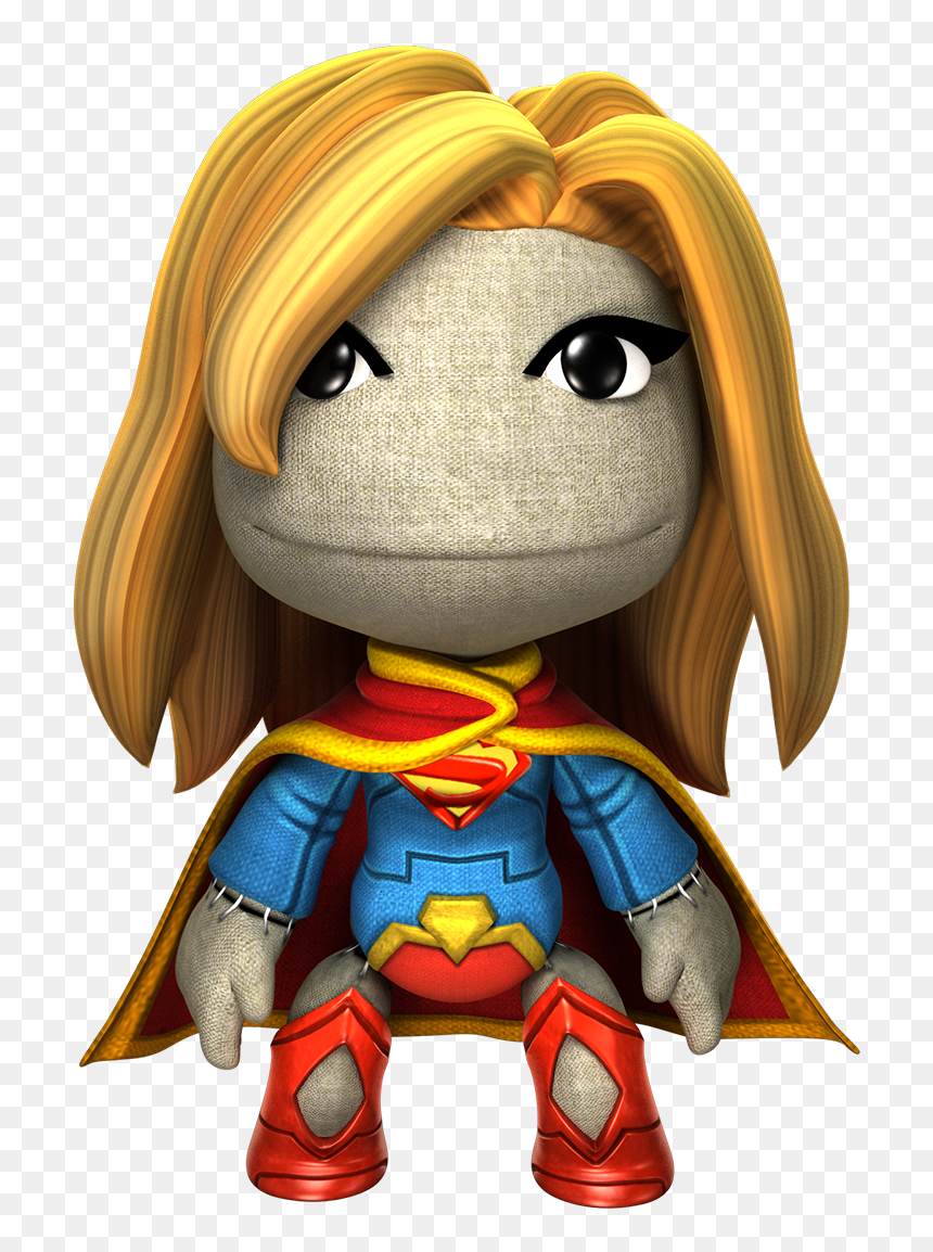 Little Big Planet Supergirl, HD Png Download - supergirl png