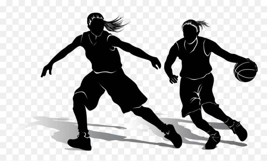 Clipart Girls Basketball, HD Png Download - basketball player png
