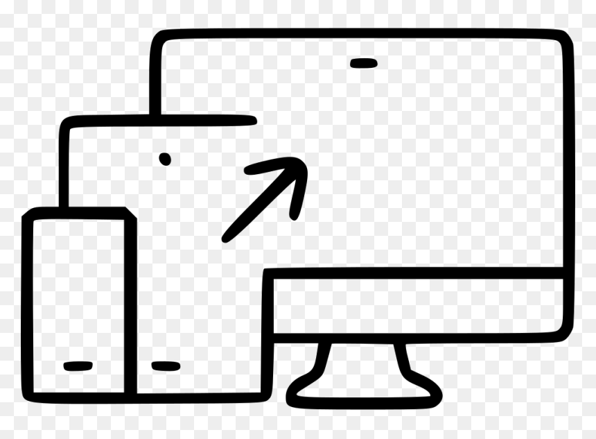 Mobile Web Icon White, HD Png Download - responsive png