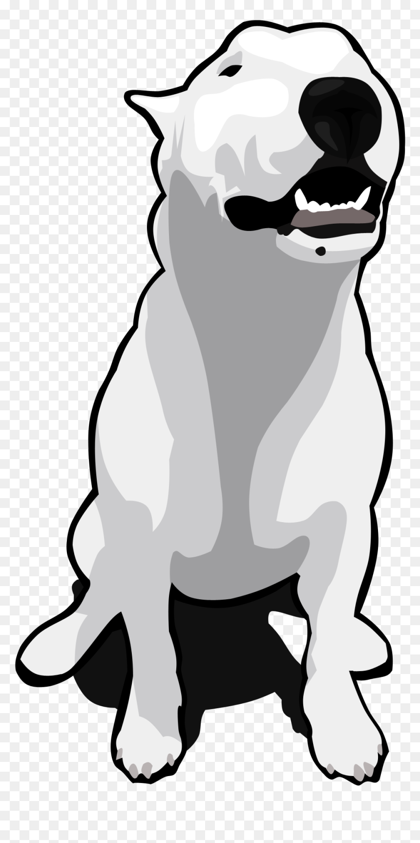 Bull Terrier Png, Transparent Png - pitbull png