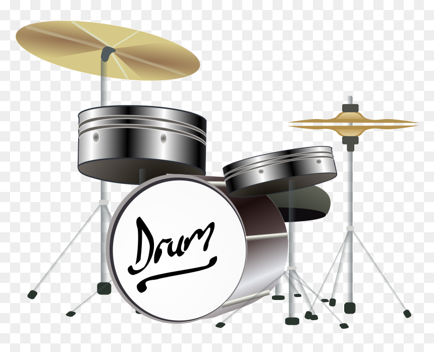 Drum Background Ppt, HD Png Download - music instruments png