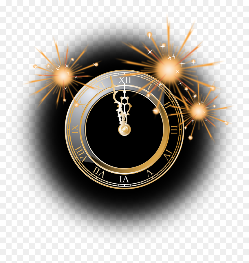 New Year 2018 Gif, HD Png Download - fireworks png transparency