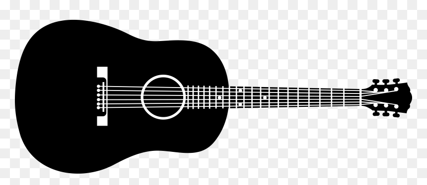 Acoustic Guitar Png Vector, Transparent Png - music instruments png
