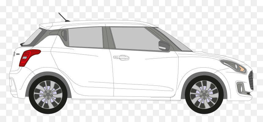 Takräcke Suzuki Swift, HD Png Download - swift car png