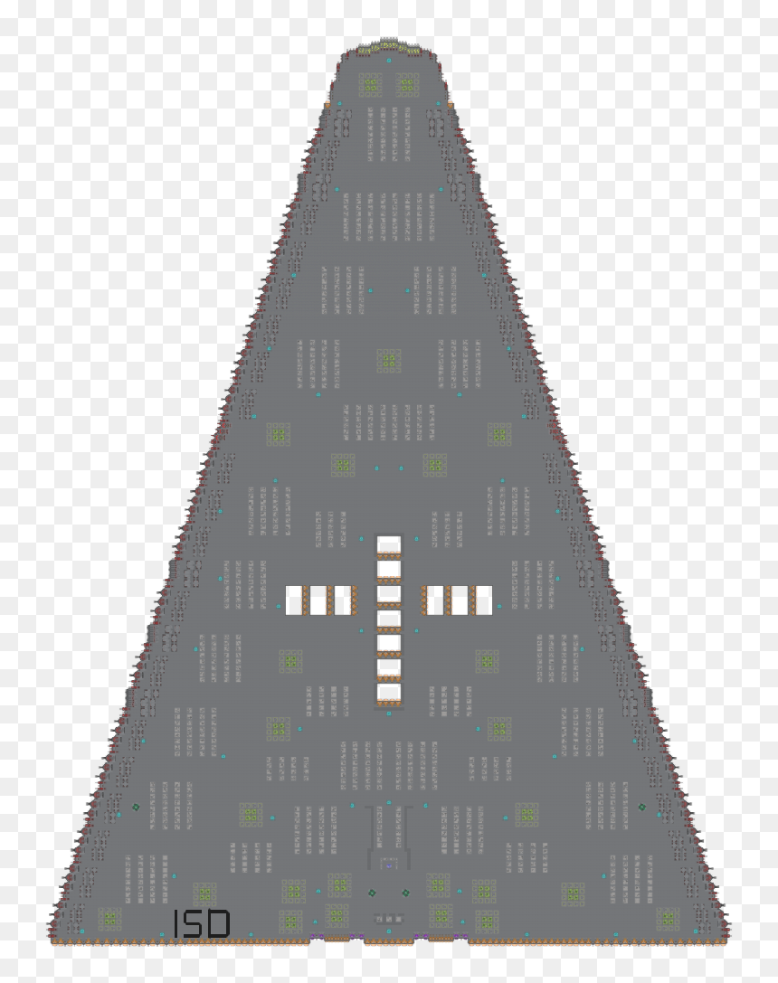 Christmas Tree, HD Png Download - star destroyer png