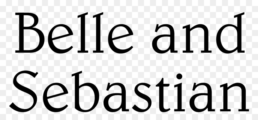 Belle And Sebastian Logo, HD Png Download - belle png