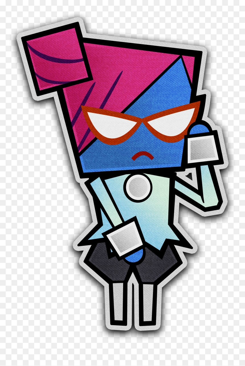 Super Paper Mario Fanart, HD Png Download - paper mario png