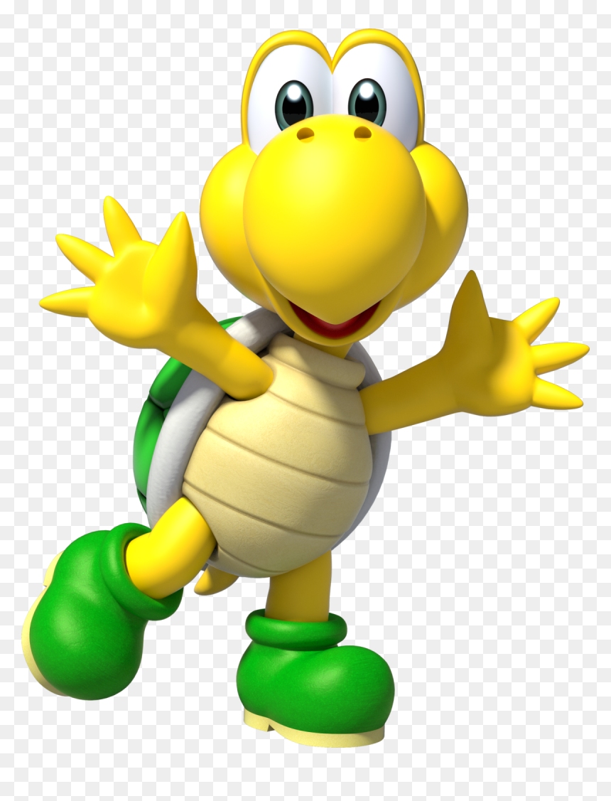 Super Mario Party Koopa, HD Png Download - paper mario png