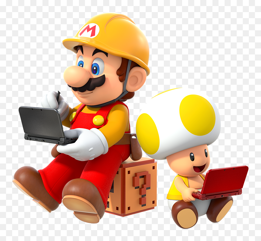 Super Mario Maker Mario, HD Png Download - paper mario png