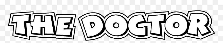The Doctor Logo Black And White - Valentino Rossi, HD Png Download - black doctor png
