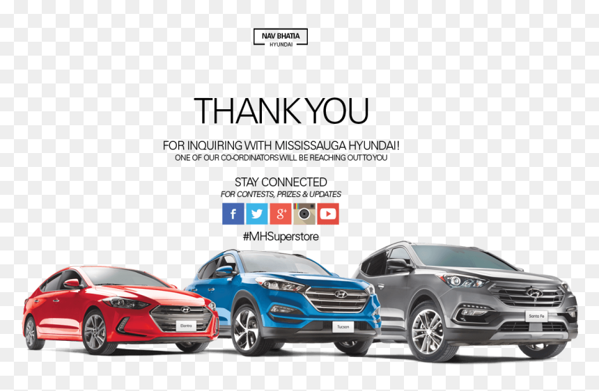 Thank You Page - Hd Hyundai Car Png, Transparent Png - 2017 elantra png