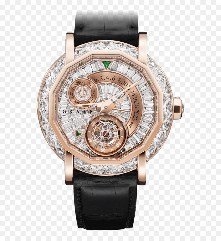 Graff Diamond Watch Mens, HD Png Download - diamond watch png