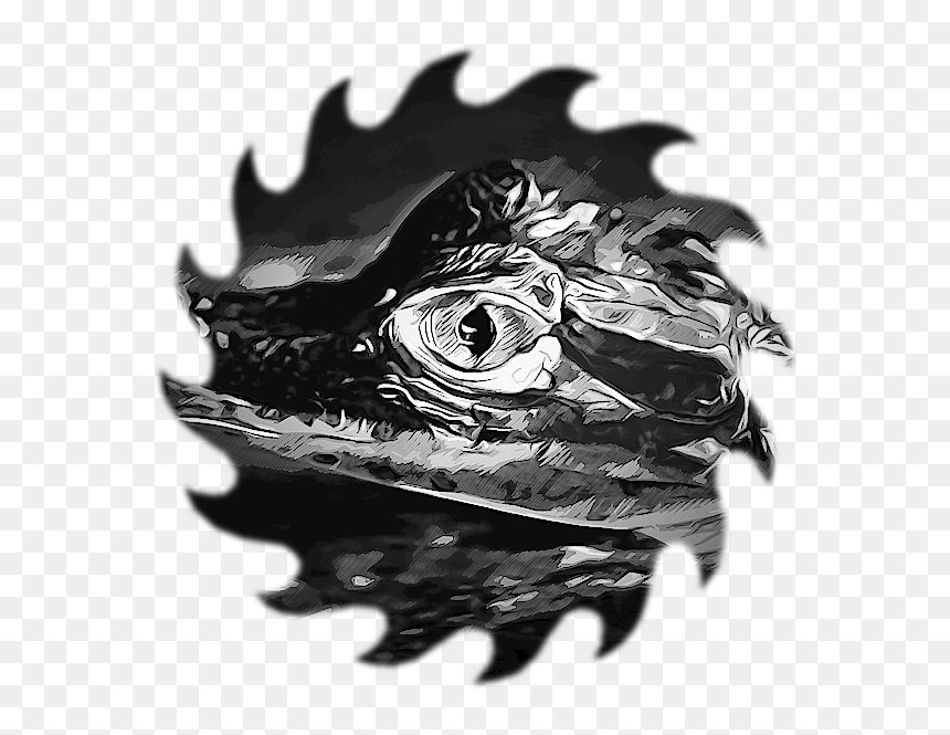 Sawblade Clip Art, HD Png Download - baby alligator png