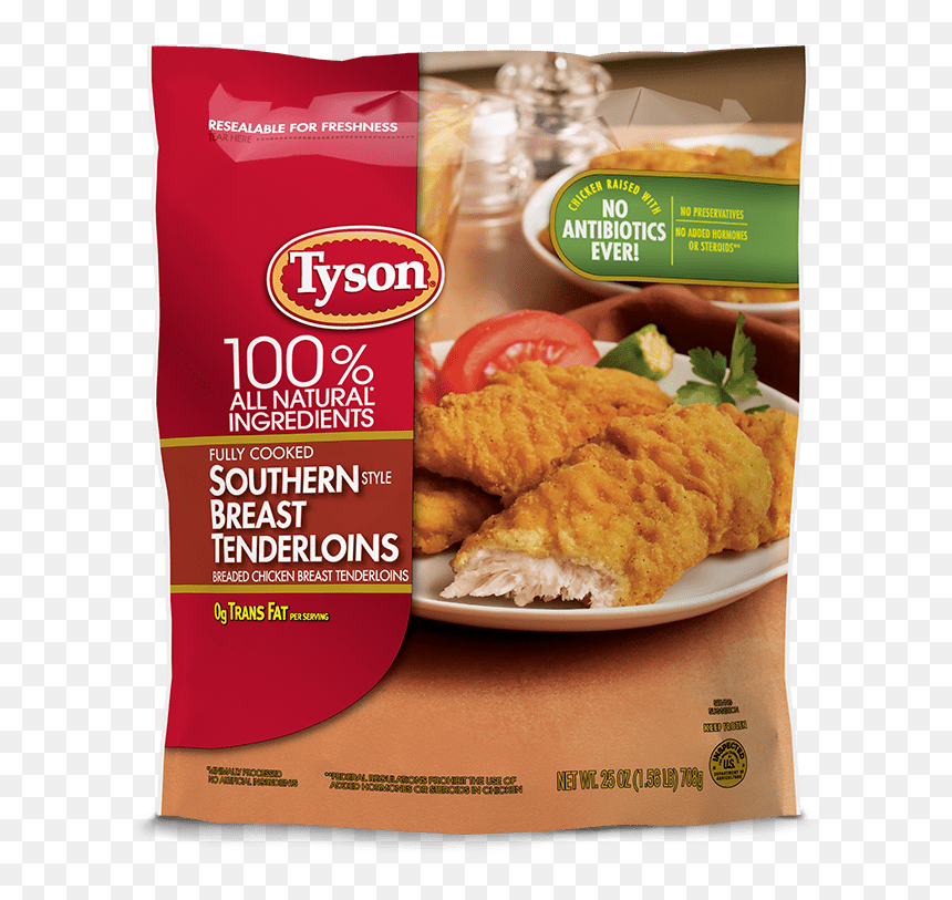 Tyson Chicken Tenderloins, HD Png Download - chicken strips png