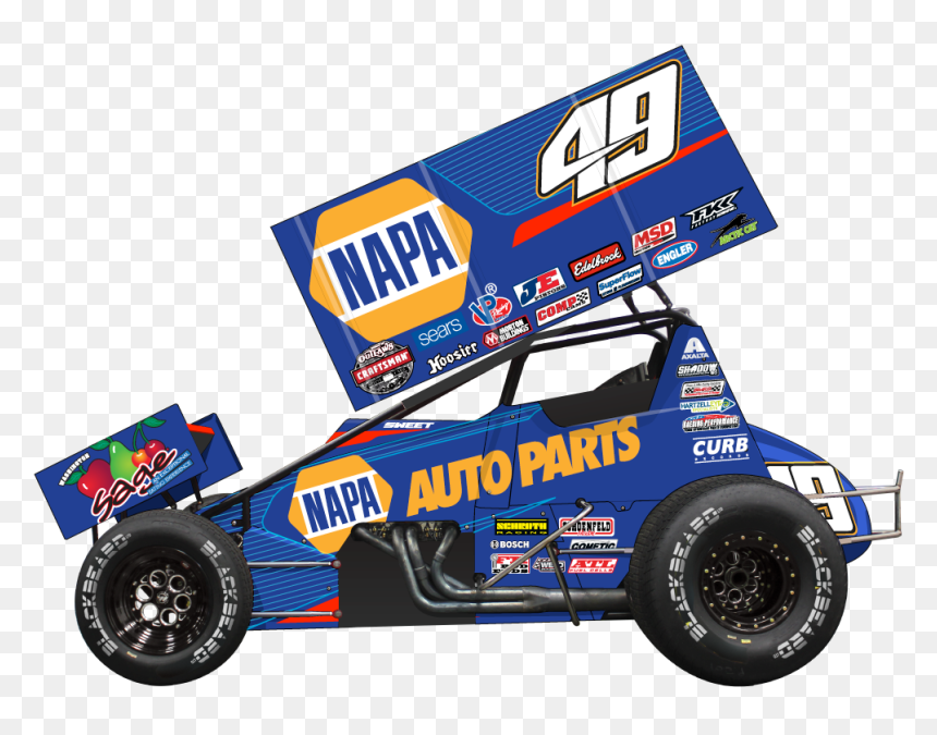Napa 49 Driver Side - Napa Auto Parts, HD Png Download - sprint car png