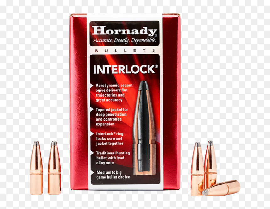 Interlock Round Nose 30cal 150gr - Hornady Interlock 150 Grain 30 Cal, HD Png Download - big nose png