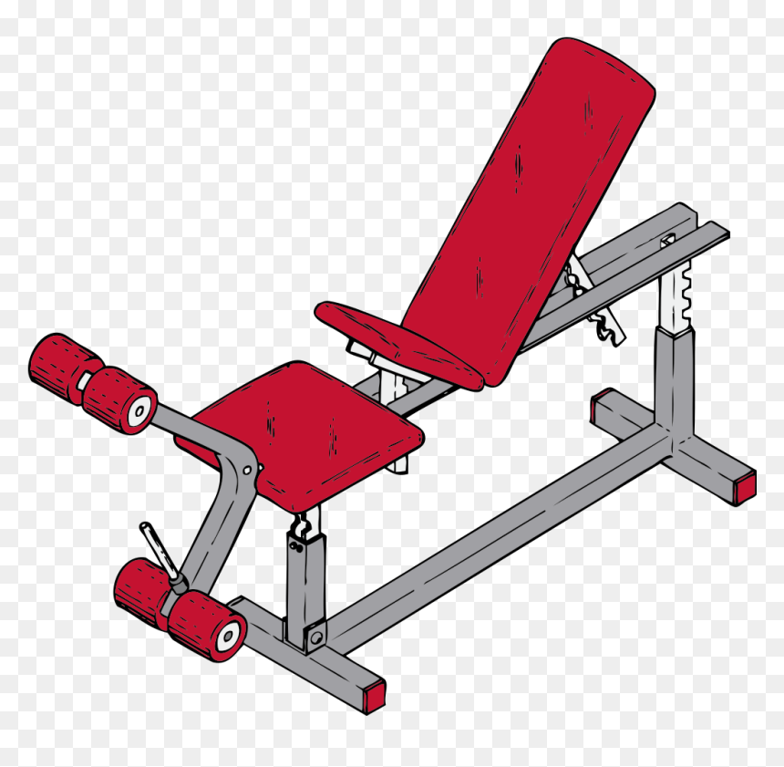 Angle,exercise Machine,exercise Equipment - Exercise Equipment Clipart Png, Transparent Png - gym equipment png