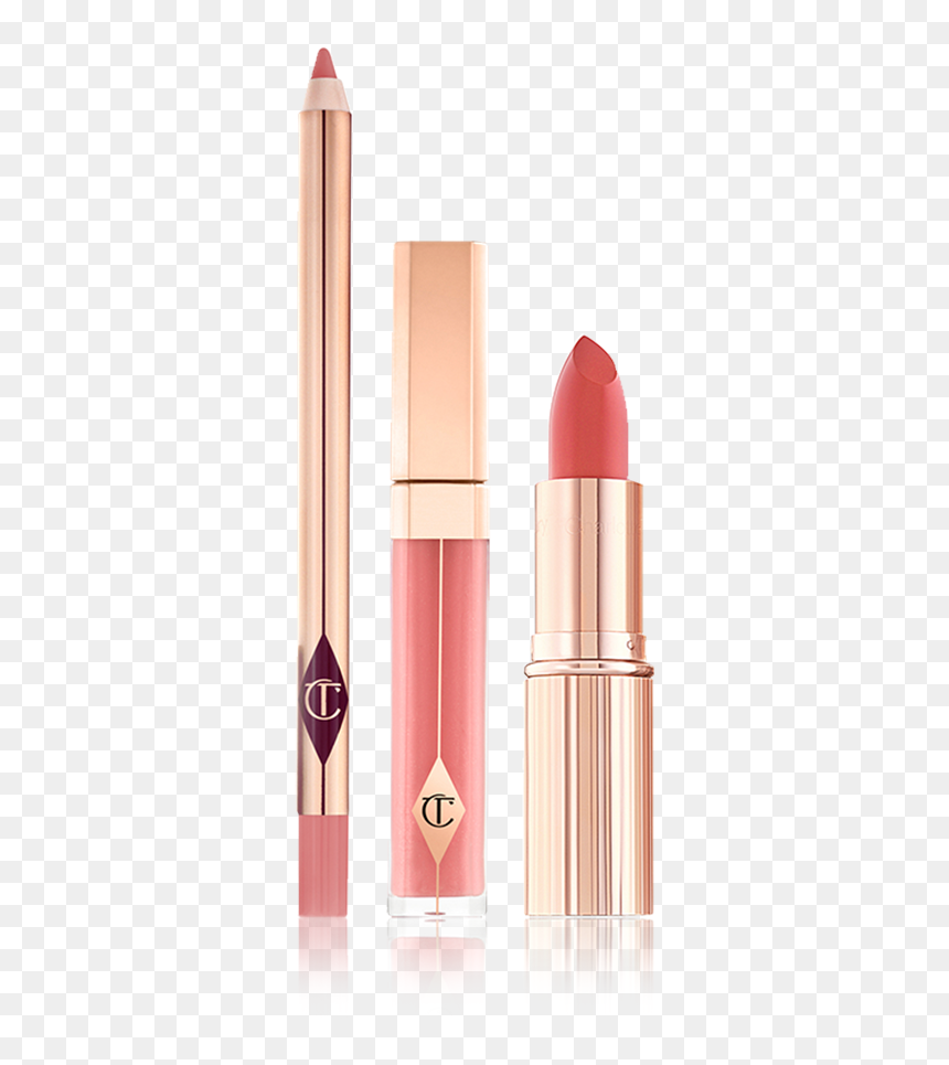 The Perfect Pink Kiss - Charlotte Tilbury Lip Cheat Duchess, HD Png Download - kiss makeup png