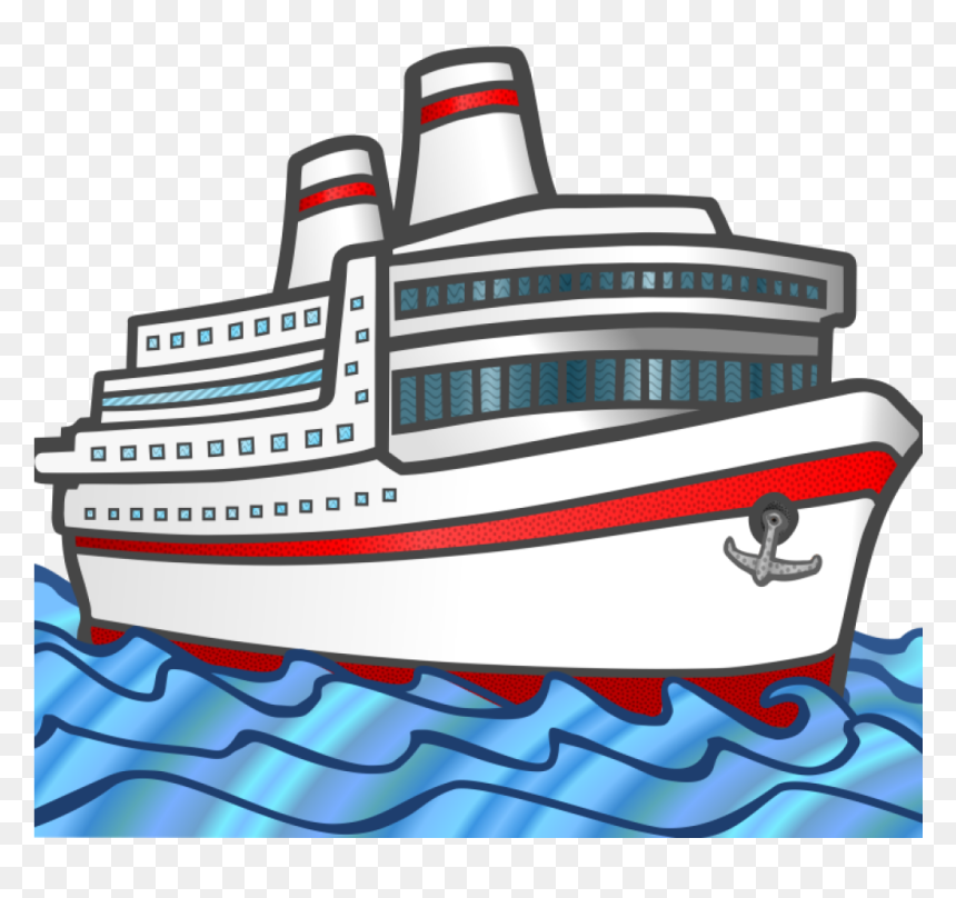 Ship Cliparts Cruise Ship Encode Clipart To Base64 - Ship Clipart Black And White, HD Png Download - cruise ship black and white png