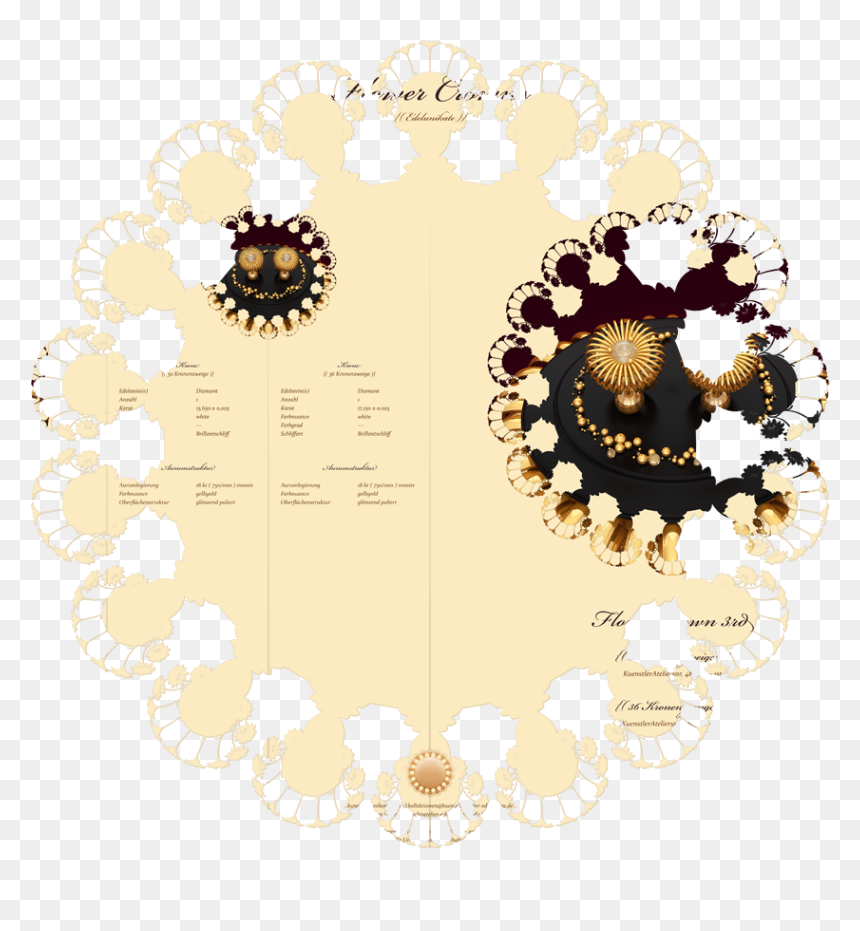 Artist Jewelry Data Sheet » Queensgoldenvanille - Circle, HD Png Download - yellow flower crown png