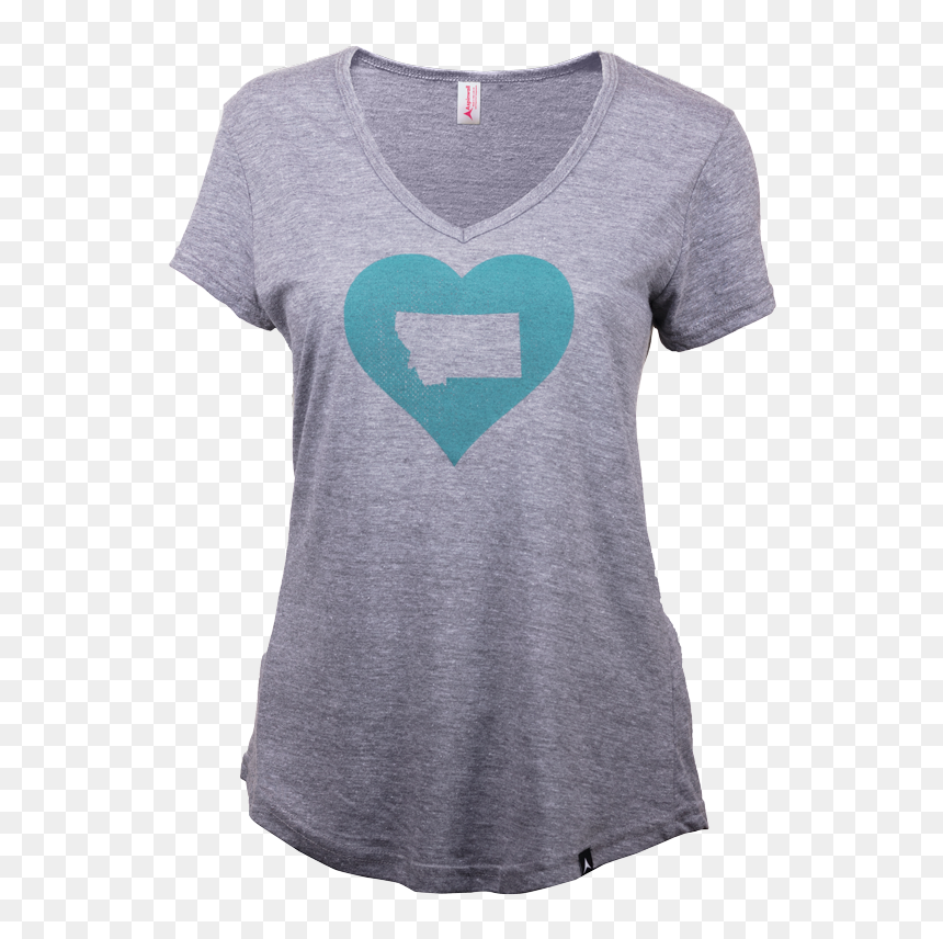 Active Shirt, HD Png Download - grey heart png