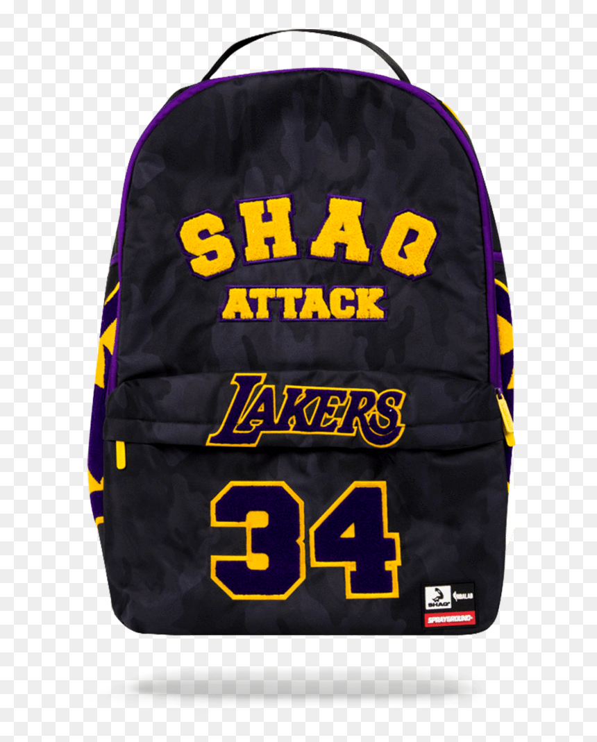 Backpack, HD Png Download - shaquille o'neal lakers png