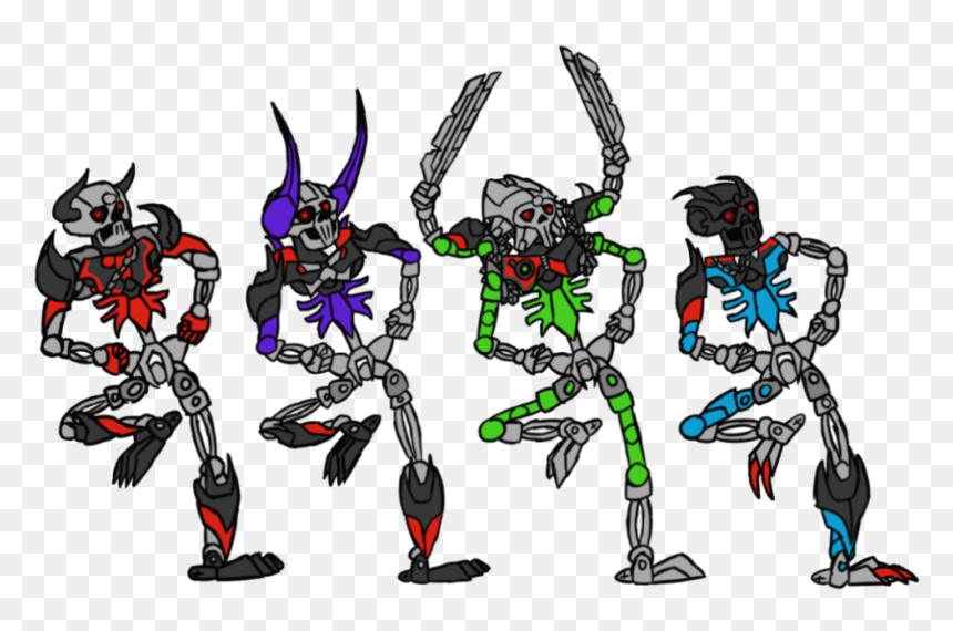 Bionicle Skull People Skeleton Dance, HD Png Download - spooky scary skeleton png