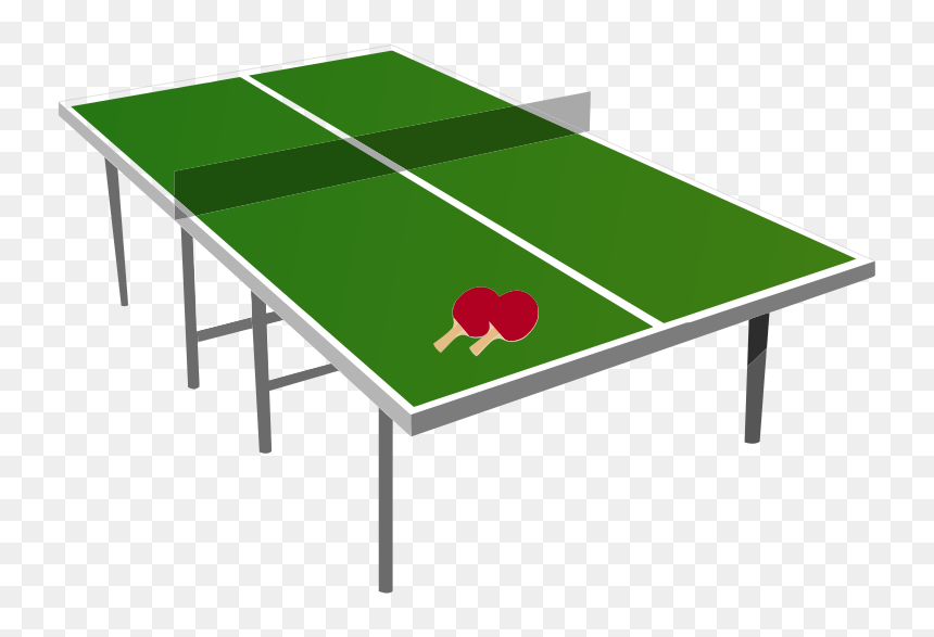 Transparent Table Clipart Png - Ping Pong Table Clip Art, Png Download - beer pong table png