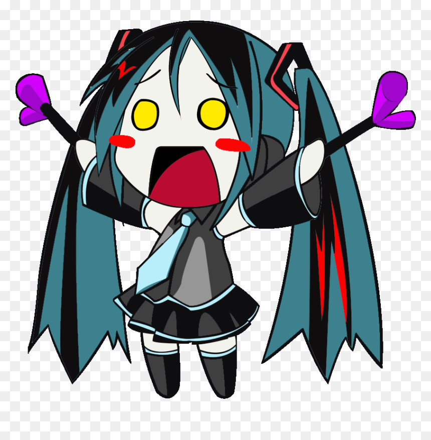 Miku Hatsune Chibi, HD Png Download - chibi miku png