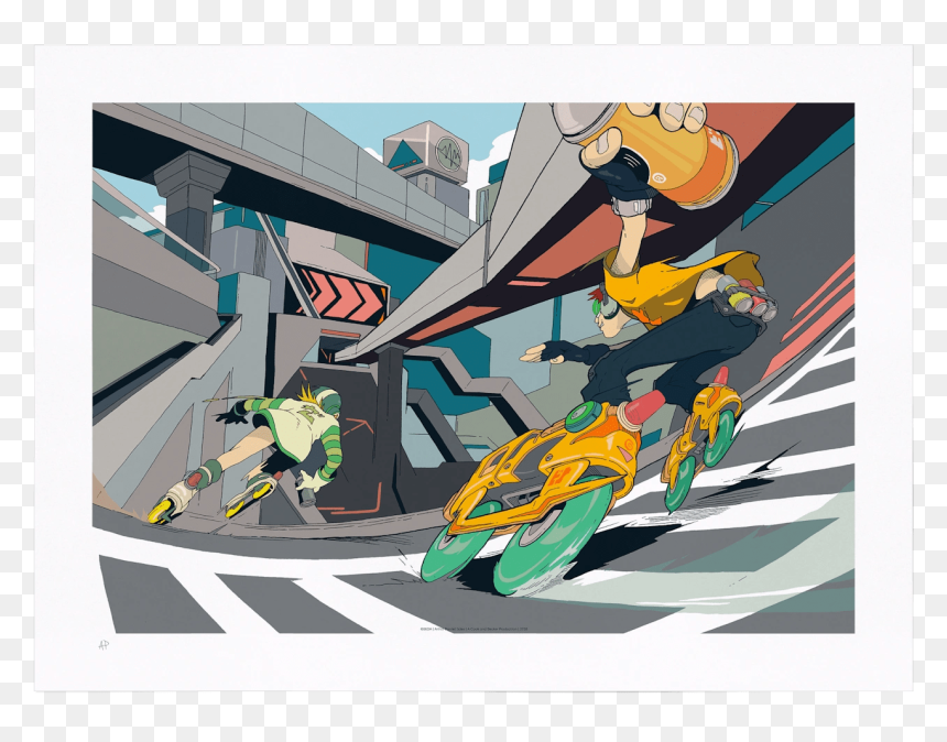 Jet Set Radio Artwork, HD Png Download - jet set radio png