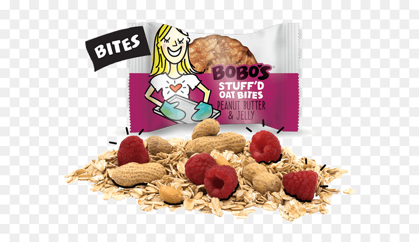 Bobos Raspberry, HD Png Download - peanut butter and jelly png
