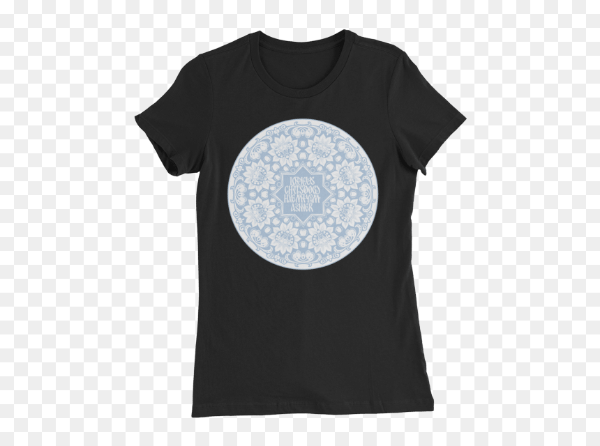 Jesus Prayer Light Blue Version Women’s Slim Fit T-shirt - Curl Up N Dye Shirt, HD Png Download - slim jesus png