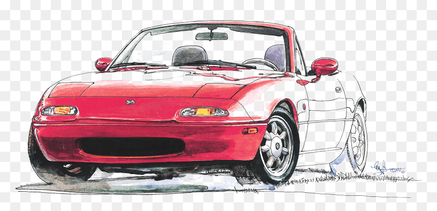 Convertible, HD Png Download - miata png