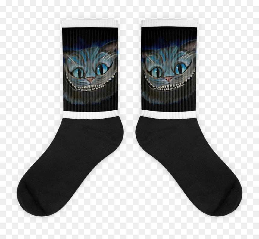 Sock, HD Png Download - alice in wonderland cat png