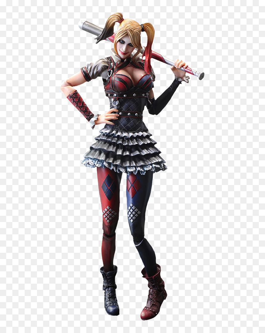 Harley Arkham Knight Enix - Harley Quinn Batman Arkham Knight, HD Png Download - harley quinn new 52 png