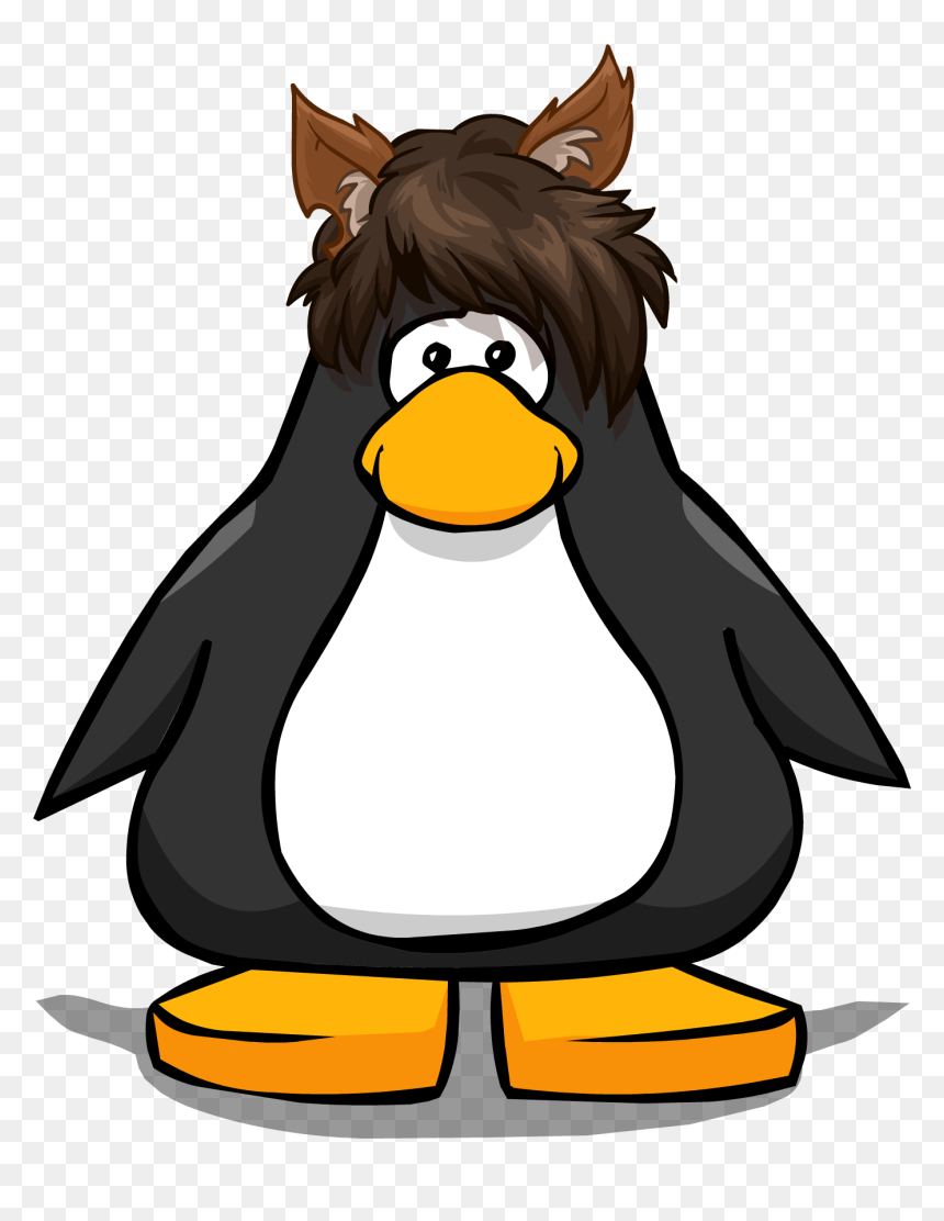 Penguin With A Scarf, HD Png Download - wolf ears png