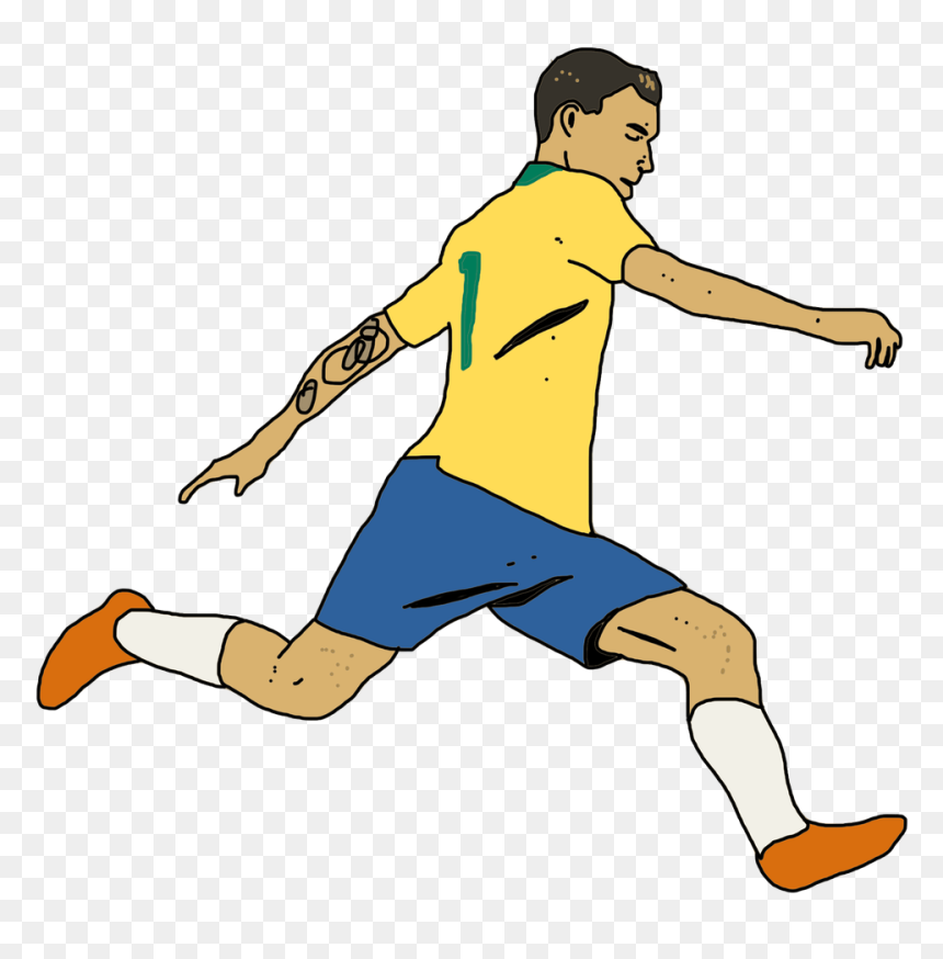 Jumping, HD Png Download - iniesta png