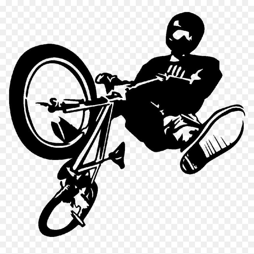 Bmx T Shirt Bicycle Ornament Transprent Png Ⓒ - Bmx Png Sticker, Transparent Png - bmx bike png