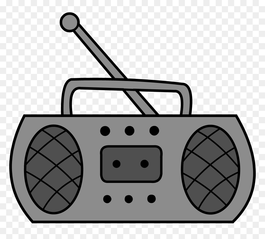 Clip Art Collection Of Free Drawing - Radio Clipart, HD Png Download - jet set radio png