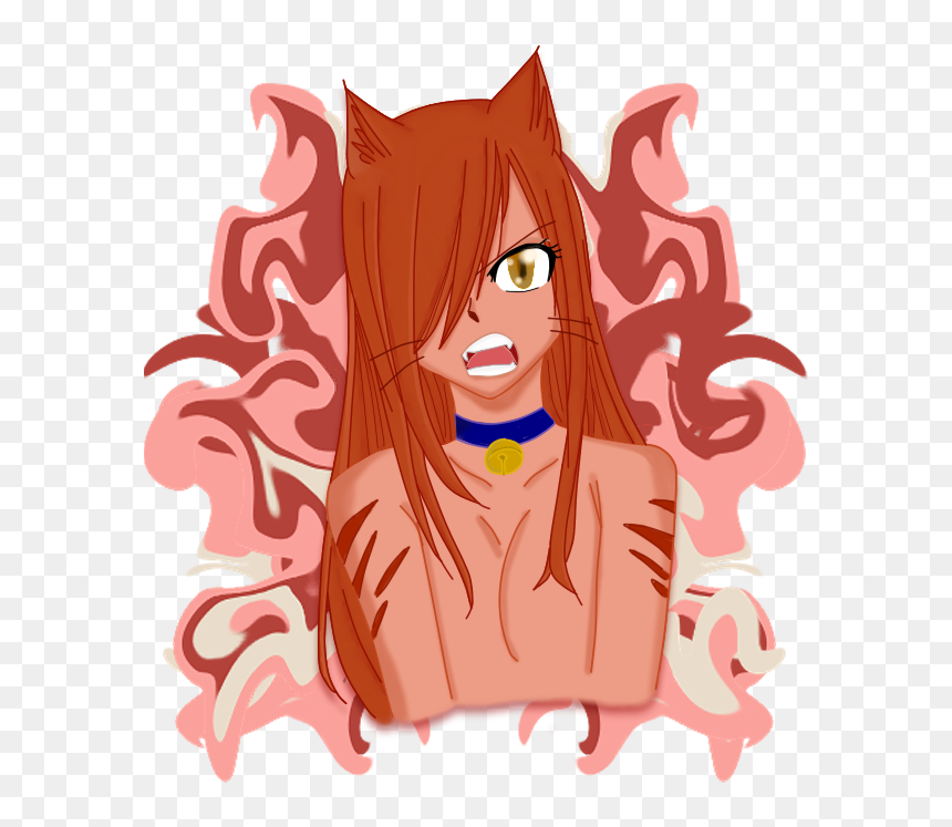 Transparent Fairy Tail Clipart - Illustration, HD Png Download - erza png