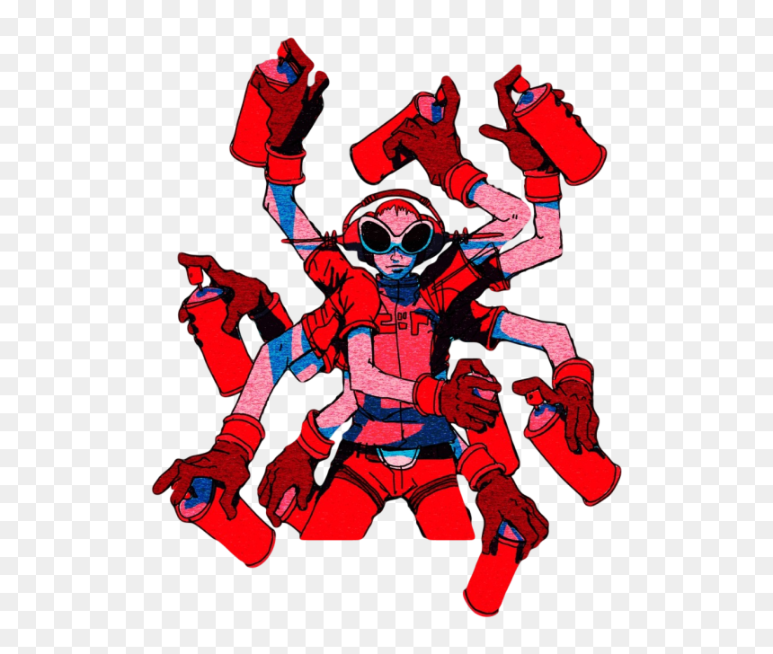 Jet Set Radio Future Art, HD Png Download - jet set radio png